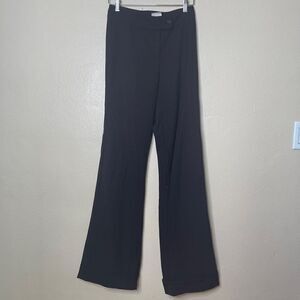 Romy P226 Pants Women's Small Brown Flare Wool Bland Casual